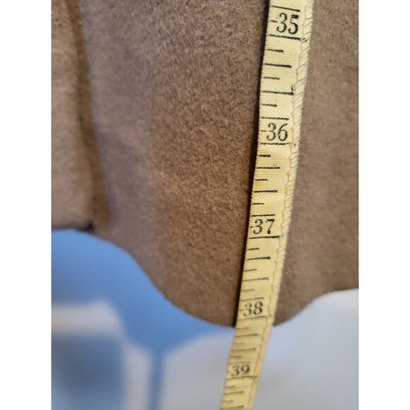 Michael Kors Women’s Camel Classic Wool Blend Minimalist Tailored Overcoat Med - Picture 14 of 16